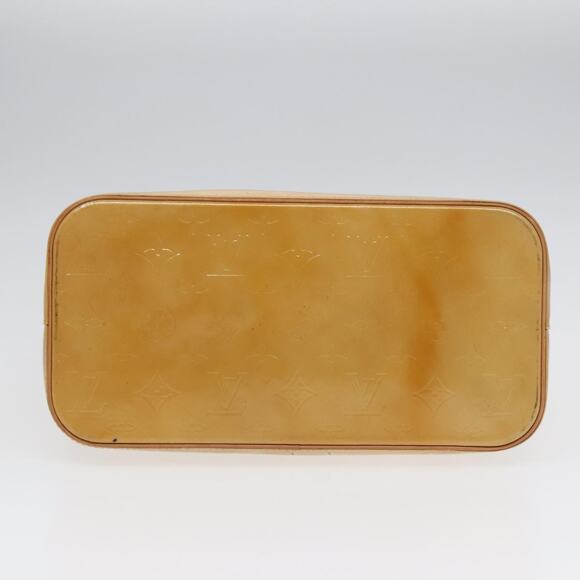 LOUIS VUITTON Monogram Vernis Houston Hand Bag Beige M91004 - Picture 5 of 16